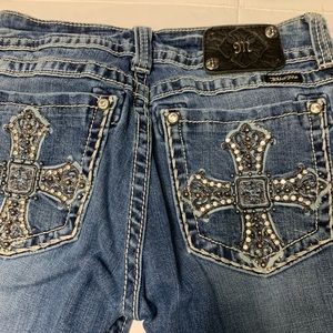 Miss Me jeans. Broken in.